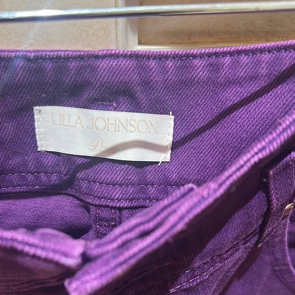 Gently Worn Purple Ulla Johnson Jwans 28 - Picture 2 of 5